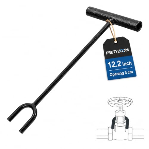 PRETYZOOM 12-Inch Two-Prong Sprinkler Valve Key, 5.5-Inch - Image 2