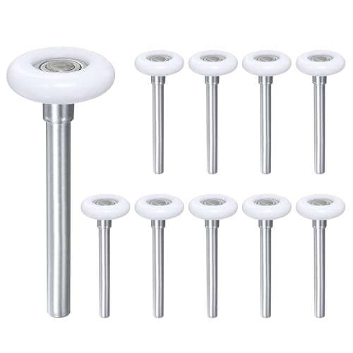 uxcell 10pcs 1.8" Nylon Garage Door Rollers for 2" Garage Track - Image 2