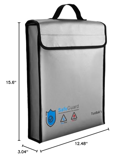 TuoBak's Fireproof Waterproof Document Bag | Home Organization - Image 3