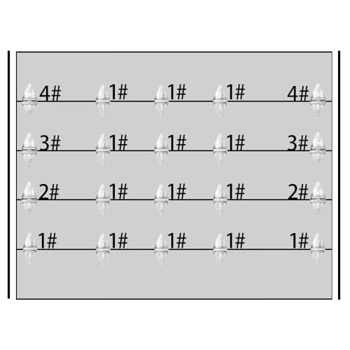 20 Pcs Garage Door Hinges Kits with Galvanized Finish Heavy Duty - Image 4