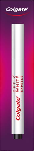 Colgate Optic White Express Teeth Whitening Pen with 35 Treatments, Enamel Safe, Designed for No Tooth Sensitivity, 0.08 oz (Pack of 2)