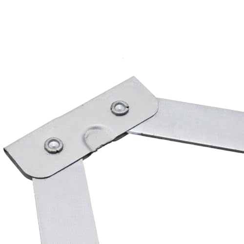 22 Inches Folding Step Ladder Hinge Replacement 2Pcs, Silver - Image 5