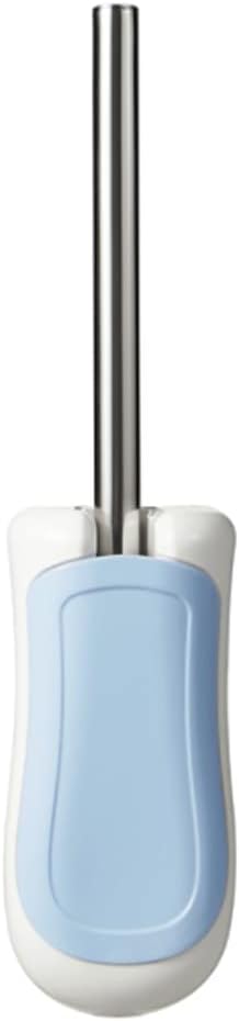 Soft Wall-Mounted Toilet Brush Minimalist Toilet Brush and Holder Toilet Brush Set with Stainless Steel Handle Toilet Brush Reusable