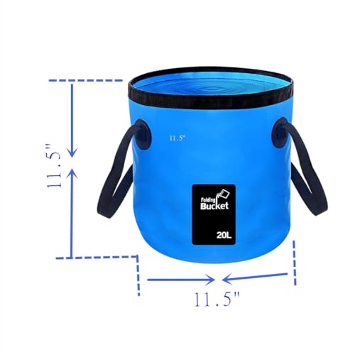 MIZORLIE Collapsible Buckets, Camping Water Storage - Image 3