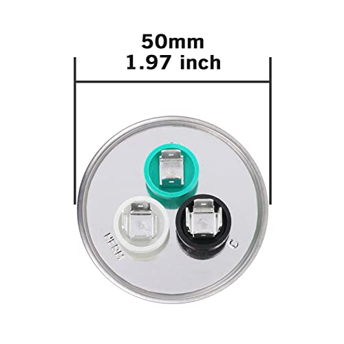 30/5 uF 30+5 MFD 370VAC or 440VAC Dual Run Start Round A/C - Image 4