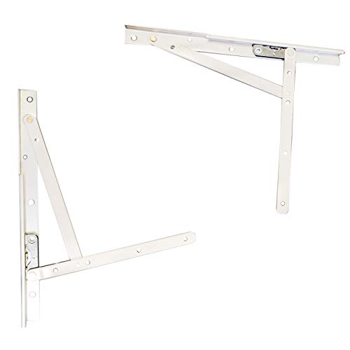 1 Pair Casement Window Hinge, 10 Inch Stainless Steel - Image 5