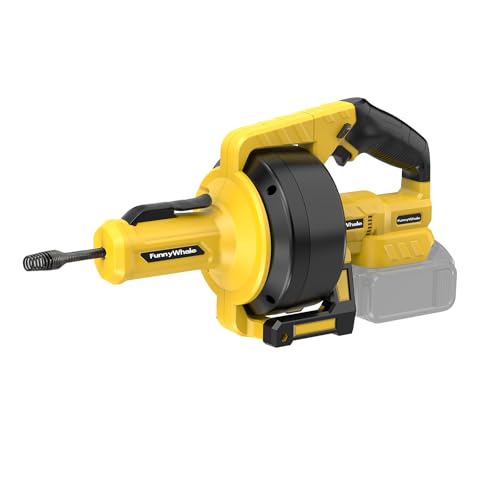 Cordless Drain Auger Compatible with Dewalt 20V Battery(No - Image 2