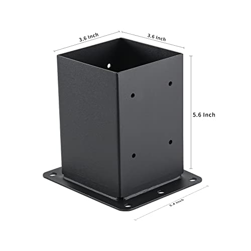 4x4 Post Base 8 Pcs, (Inner Size 3.6x3.6) Post Anchors - Image 3
