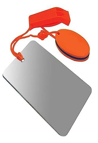 UST Find-Me Signal Mirror & Hear-Me Floating Whistle Combo - Image 2