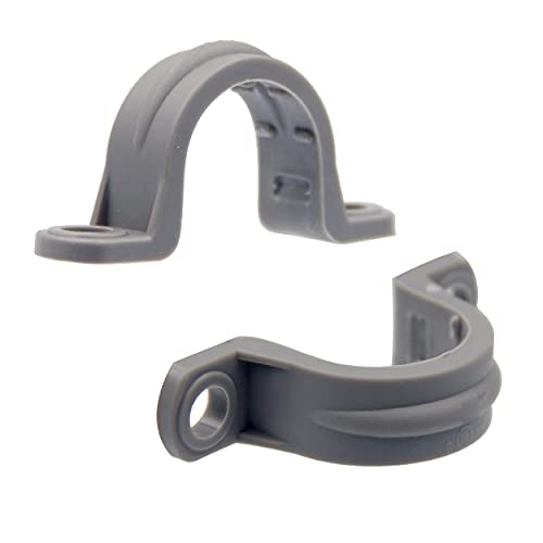 12pcs 1/2 Inch PVC Pipe Straps, 2 Holes Plastic Conduit - Image 2