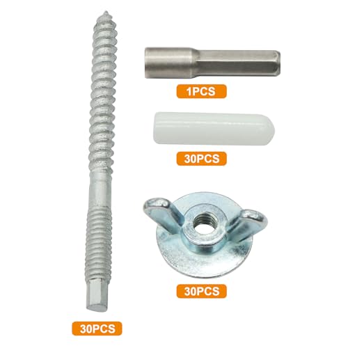 30 Pack 1/4"-20 x 2-1/4" Hurricane Anchor Kit, Hardware - Image 4