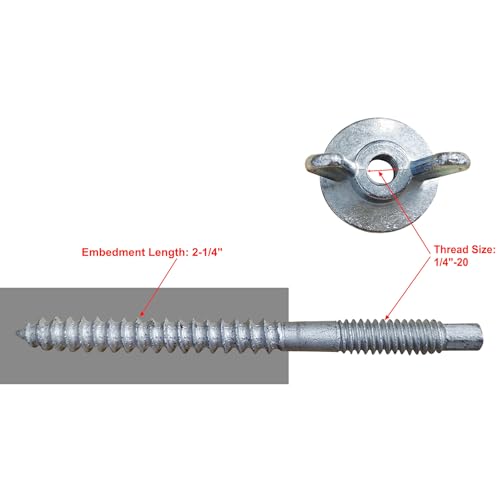 30 Pack 1/4"-20 x 2-1/4" Hurricane Anchor Kit, Hardware - Image 7