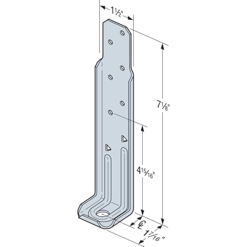 Simpson Strong-Tie DTT1Z-KT DTT1Z® ZMAX® Galvanized Deck - Image 4