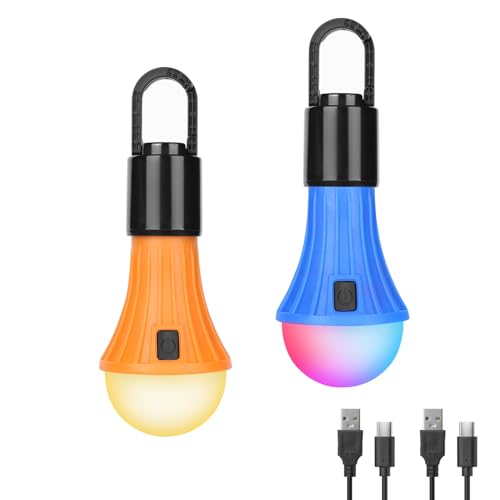 Lepro LED Rechargeable Camping Lantern with 7 RGBW Light - Image 2