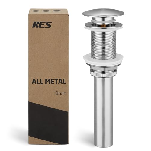 KES Bathroom Sink Drain Without Overflow Vessel Sink - Image 2