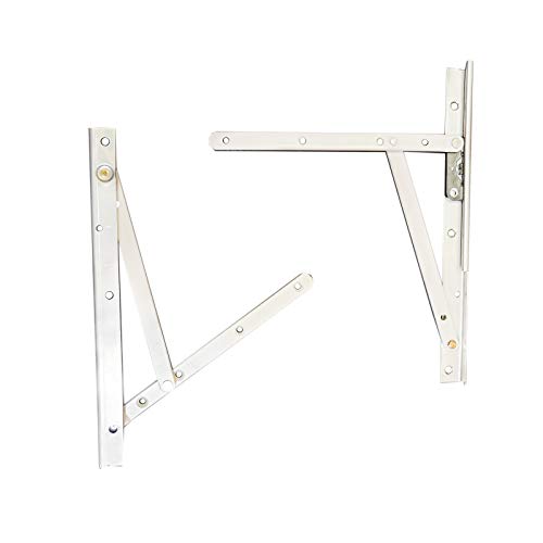 1 Pair Casement Window Hinge, 10 Inch Stainless Steel - Image 7