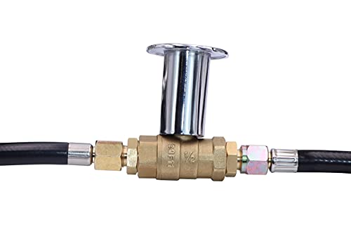 12" Stainless Steel Fire Ring Burner Valve Assembly Kit - Image 7