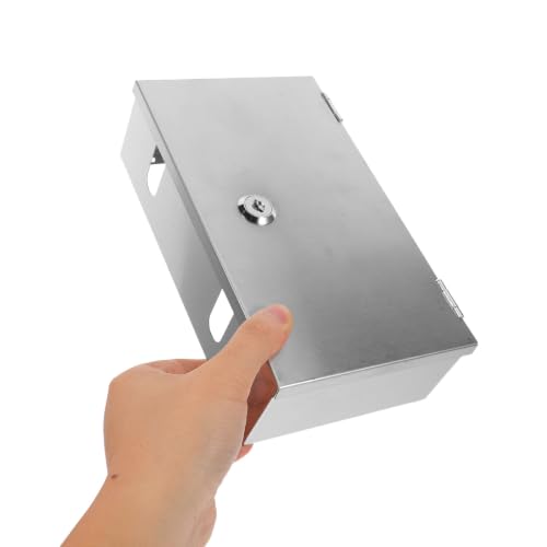 LALAFINA Outdoor Outlet Cover Lockable Weatherproof Box Stainless - Image 5