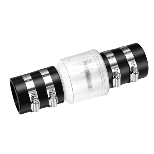 2 Pack 1-1/2“ Silent Check Valve with Buna-N Couplings - Image 4