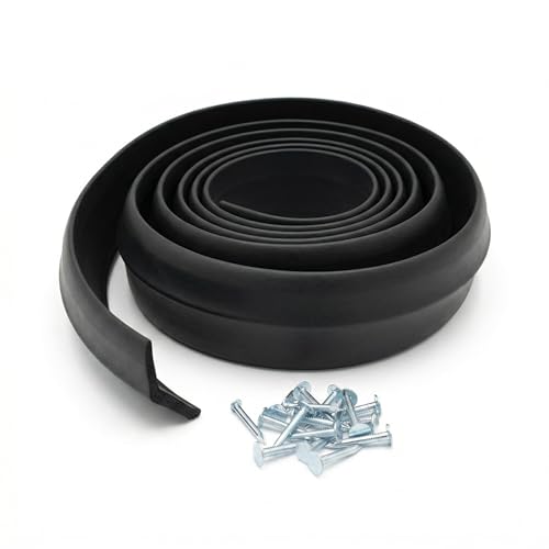 VelTherm 9FT Garage Door Bottom Seal, Black Garage Door | Home Repair - Image 2