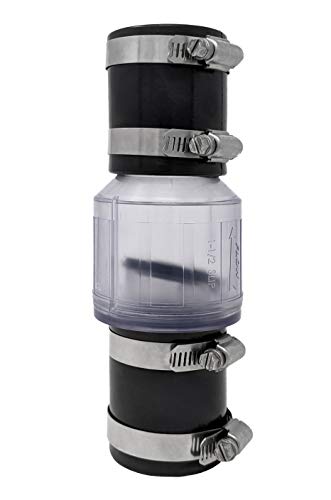 1-1/2 Inch Silent Check Valve for Sump Pumps with Couplings - Image 2