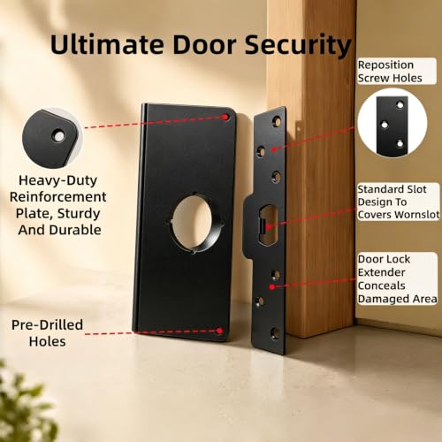 U9476 Strike Plate & U9585 Door Reinforcement Plate For 1‑3/8" - Image 6