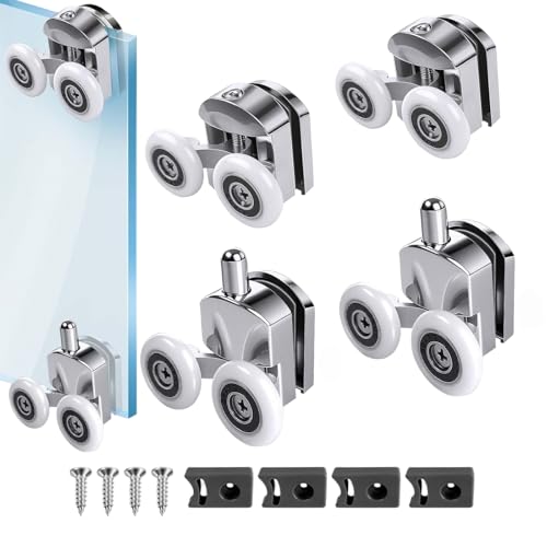 4Pcs Shower Door Roller 25mm Aluminum Alloy Shower Door - Image 2