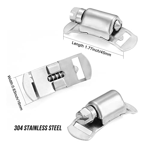 Homanu Hose Clamps Stainless Steel DIY 8.5 FT Metal Strap - Image 4