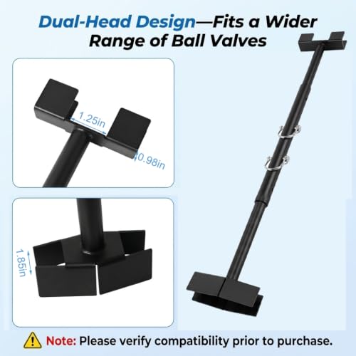 Long Handle Ball Valve Wrench Outdoor Water Shut-Off Tool - Image 4