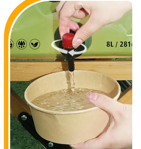 Outdoor Water Bag with Faucet, 2 Pcs Random Color 8 L(281 - Image 4