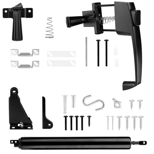 Storm Door Closer & Screen Door Handle, Black Heavy Duty Screen - Image 2