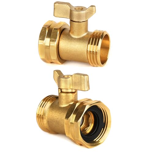 2 Pack Garden Hose Shut Off Valve - Extended Handle - Image 4