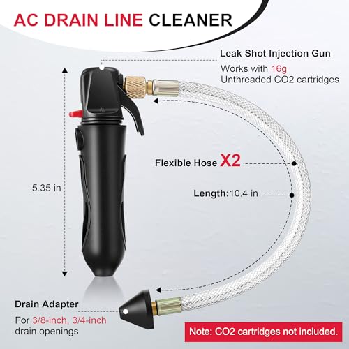 AC Drain Line Cleaner with 2 Flexible Hose (No Cartridges - Image 4