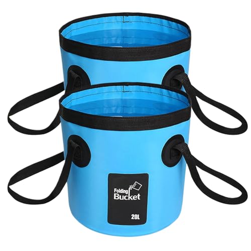 Collapsible Bucket for Camping, Folding Car Wash Bucket - Image 2