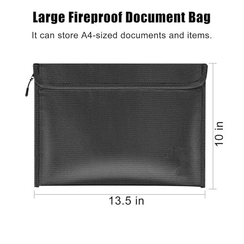 Fireproof Document Bag, Waterproof File Organizer | Home Organization - Image 3