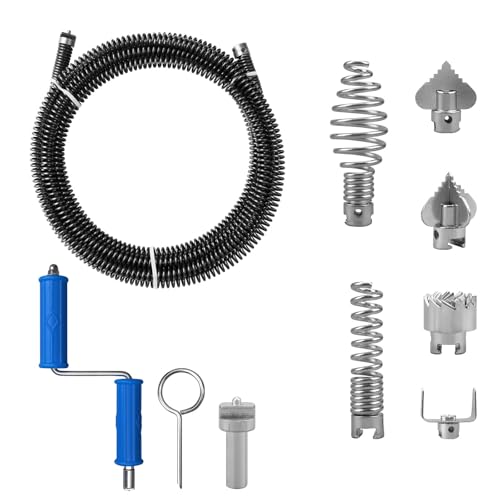 Drain Snake, Drain Auger with Drill Attachment - Image 2