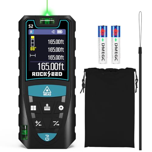 Laser Measuring Tool 165ft, RockSeed S2G Green Beam Laser - Image 2
