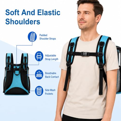 Pet Backpack Carrier for Cats and Small Dogs, Under 13.2 lbs - Image 3