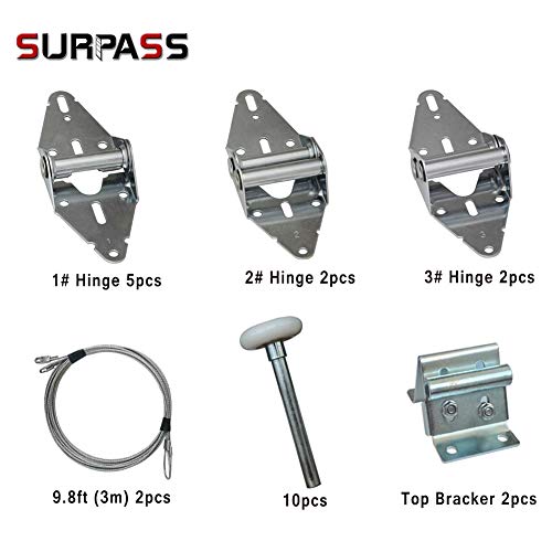Surpass Garage Door Roller/Hinge/Top Bracket/Wire Rope - Image 4