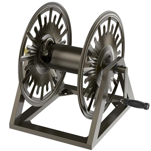 Wall/Floor Mount Hose Reel, Holds 200-Feet of 5/8-Inch Hose - Image 2