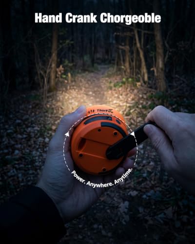 Hand Crank Camping Lantern 4 Pack,2-in-1 Collapsible LED Light - Image 4