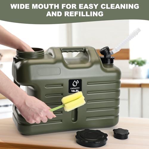 5 Gallon Water Jug with Spigot, Leak-Proof Portable - Image 7