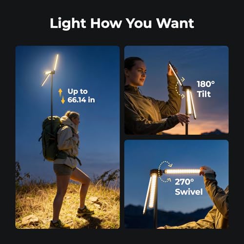 BougeRV Telescopic Camping Light T1, 15600mAh Rechargeable - Image 6