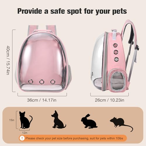 Cat Carrier Backpack, Pet Carrier Backpack Front Pack | Pet Essentials - Image 3