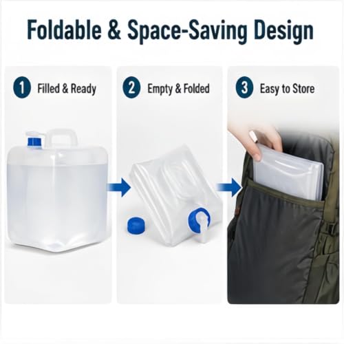 Collapsible Water Container with Spigot 5L - BPA-Free - Image 8
