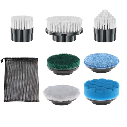 Electric Spin Scrubber Replacement Brush Heads, 7 Pcs Set - Image 2