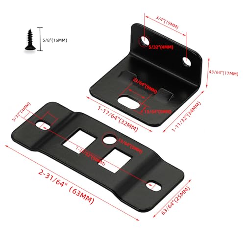 2-in-1 Snap-in Locking Insert Brackets 10 Pack - 90° L Connectors - Image 3