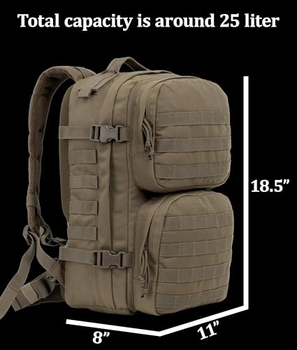 Tactical Backpack Military Survival Pack EDC Daypack Bag - Image 4