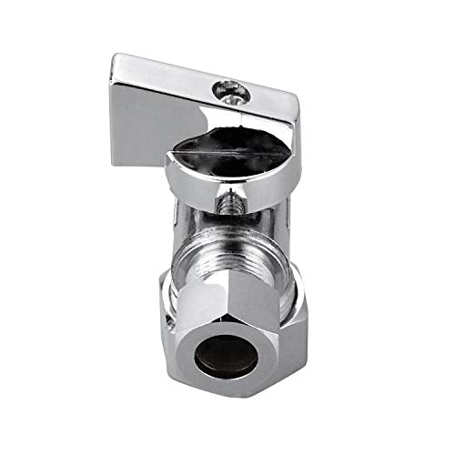 2 PCS 5/8" ODx3/8 Inch OD Compression Angle Stop Valve Shut Off - Image 7