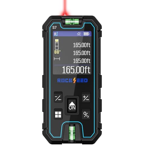 S7C Laser Measuring Tool 165FT, Red Beam Laser Measure - Image 2